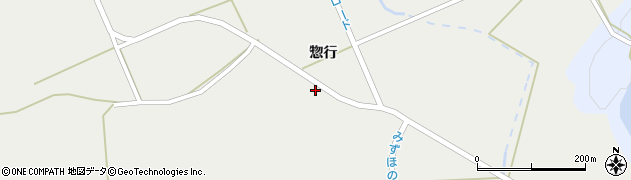 秋田県大仙市太田町太田（惣行）周辺の地図