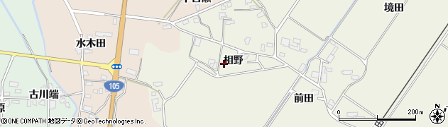 秋田県大仙市鑓見内相野61周辺の地図