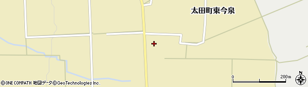 秋田県大仙市太田町東今泉壱本木周辺の地図