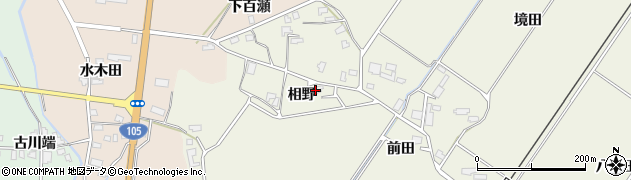 秋田県大仙市鑓見内相野58周辺の地図