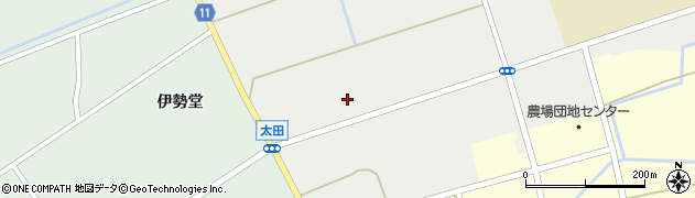 秋田県大仙市太田町太田（新田街道上）周辺の地図