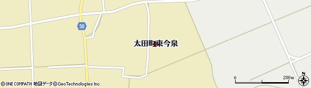 秋田県大仙市太田町東今泉周辺の地図
