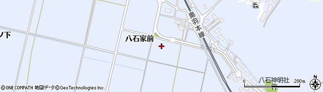秋田県大仙市神宮寺八石家前周辺の地図