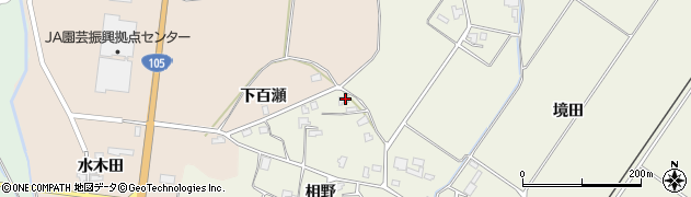 秋田県大仙市鑓見内相野77周辺の地図