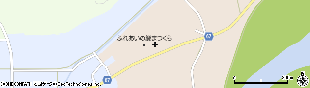 秋田県大仙市四ツ屋小又周辺の地図