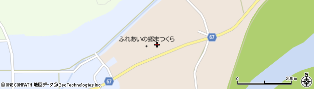 秋田県大仙市四ツ屋（小又）周辺の地図