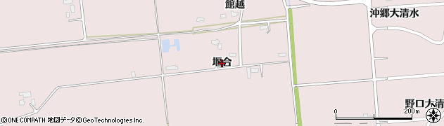秋田県大仙市清水（堰合）周辺の地図