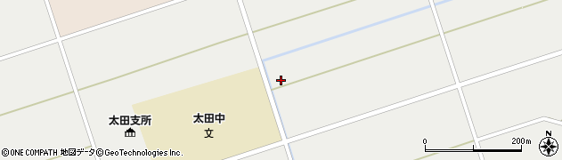 秋田県大仙市太田町太田新田熊野堂関下212周辺の地図
