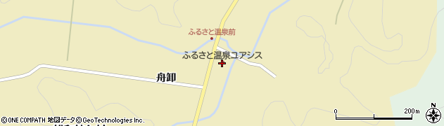 秋田市雄和ふるさと温泉ユアシス周辺の地図