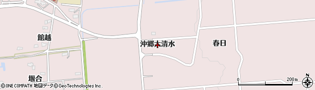 秋田県大仙市清水（沖郷大清水）周辺の地図