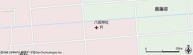 秋田県大仙市清水（沖郷天王）周辺の地図
