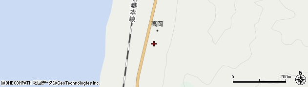 秋田県由利本荘市岩城二古尼平周辺の地図