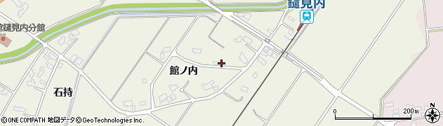 秋田県大仙市鑓見内館ノ内123周辺の地図