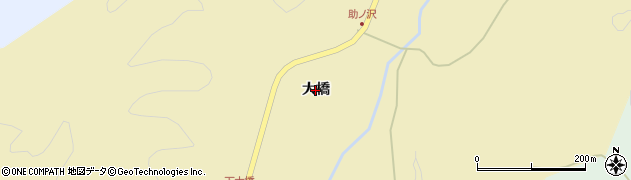 秋田県秋田市雄和神ケ村（大橋）周辺の地図