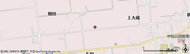 秋田県大仙市清水石田33周辺の地図