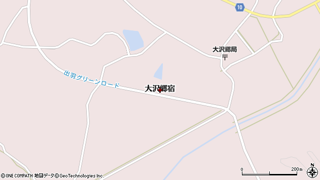 〒019-2202 秋田県大仙市大沢郷宿の地図