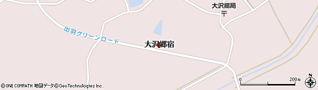 秋田県大仙市大沢郷宿周辺の地図