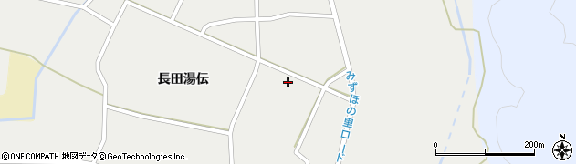 秋田県大仙市太田町太田長田佐渡周辺の地図