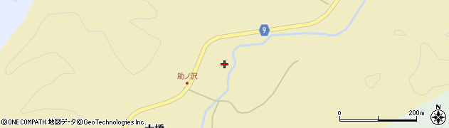 秋田県秋田市雄和神ケ村（助沢）周辺の地図