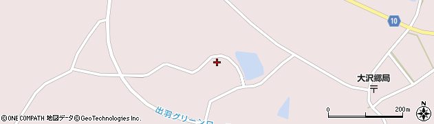 秋田県大仙市大沢郷宿二ノ台26周辺の地図