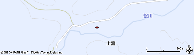 秋田県秋田市雄和繋上繋周辺の地図