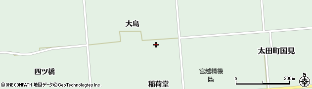 秋田県大仙市太田町国見稲荷堂49周辺の地図