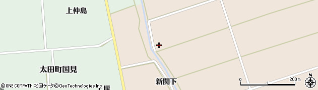 秋田県大仙市太田町斉内（茨島）周辺の地図