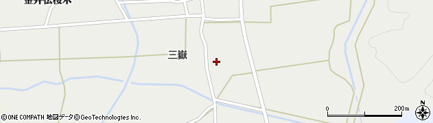秋田県大仙市太田町太田三嶽222周辺の地図