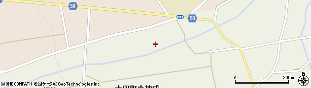 秋田県大仙市太田町小神成北野155周辺の地図