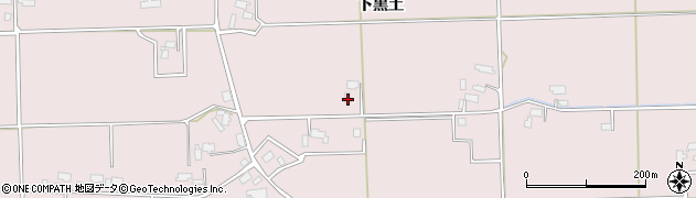 秋田県大仙市清水下黒土319周辺の地図