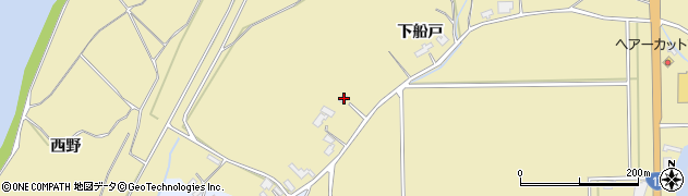 秋田県大仙市北楢岡下船戸7周辺の地図