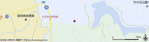 秋田県秋田市雄和新波（寺沢）周辺の地図