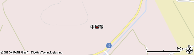 秋田県大仙市大沢郷宿中屋布周辺の地図