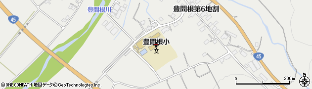 山田町立豊間根小学校周辺の地図