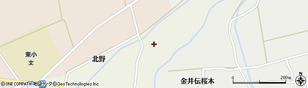 秋田県大仙市太田町小神成舘野周辺の地図