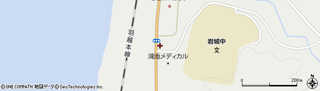 秋田県由利本荘市岩城二古向村31周辺の地図