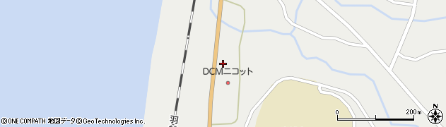 秋田県由利本荘市岩城二古向村136周辺の地図