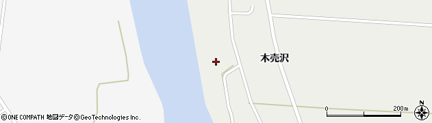 秋田県大仙市木原田長サ田周辺の地図
