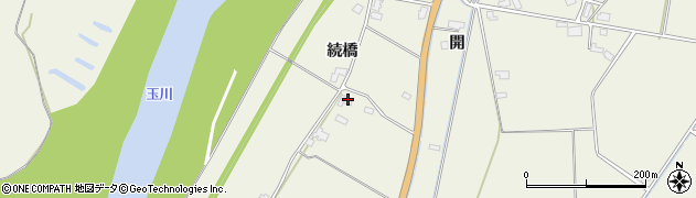 秋田県大仙市長野開109周辺の地図