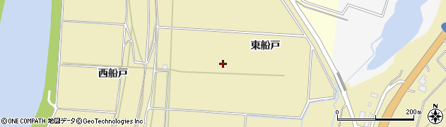 秋田県大仙市北楢岡（東船戸）周辺の地図