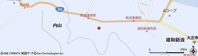 秋田県秋田市雄和新波新町222周辺の地図