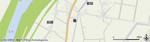 秋田県大仙市長野開周辺の地図