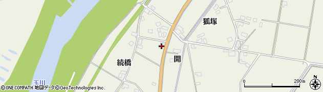 秋田県大仙市長野開44周辺の地図