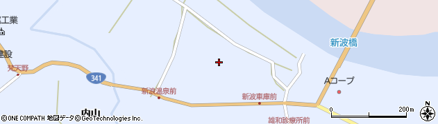 秋田県秋田市雄和新波新町周辺の地図