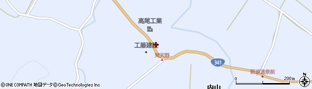 秋田県秋田市雄和繋（梵天野）周辺の地図