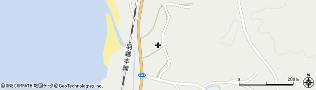 秋田県由利本荘市岩城二古（川尻）周辺の地図