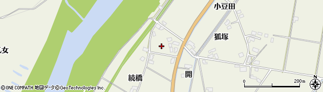 秋田県大仙市長野開11周辺の地図