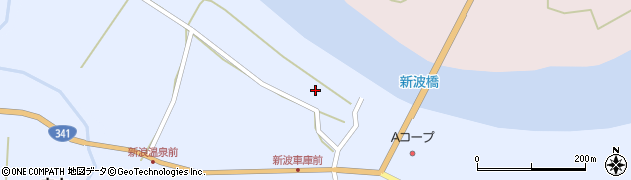 秋田県秋田市雄和新波新町154周辺の地図