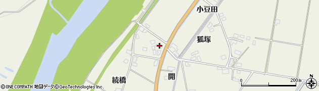秋田県大仙市長野開17周辺の地図