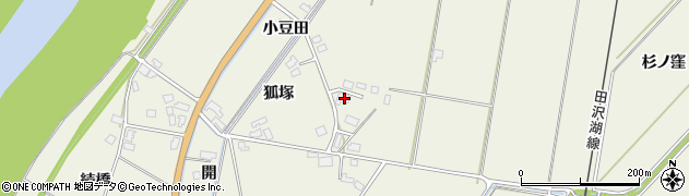 秋田県大仙市長野狐塚102周辺の地図